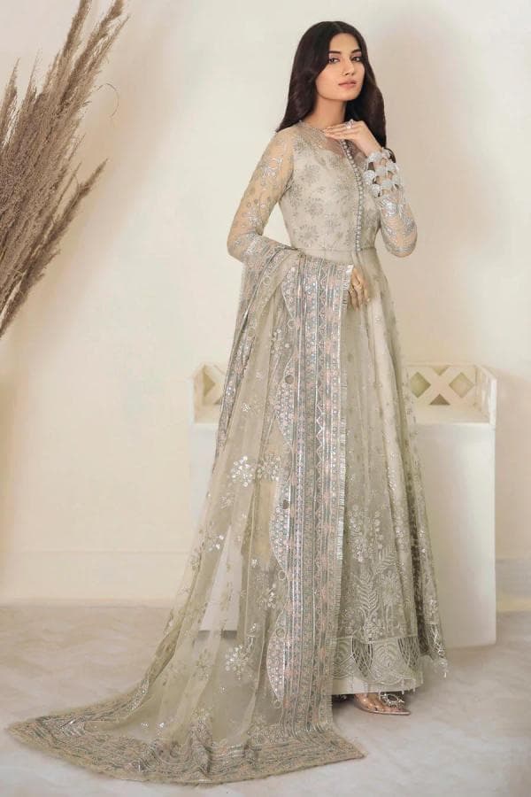 Jazmin Embroidered Luxury Collection MOONSHINE A